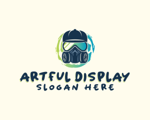 Graffiti Artist Paint logo design