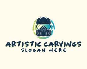 Graffiti Artist Paint logo design