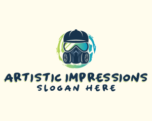 Graffiti Artist Paint logo design