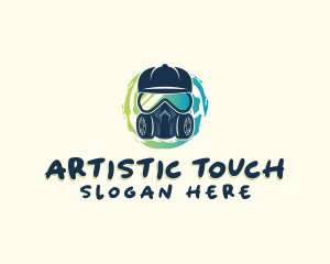 Graffiti Artist Paint logo design