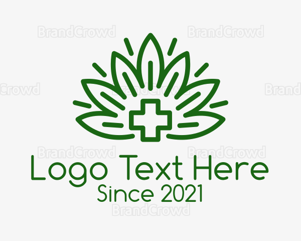 Medical Marijuana Plant Logo