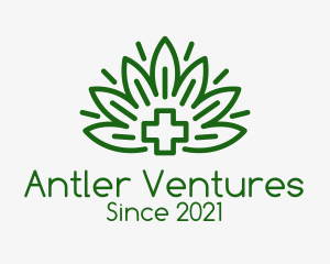 Medical Marijuana Plant logo design