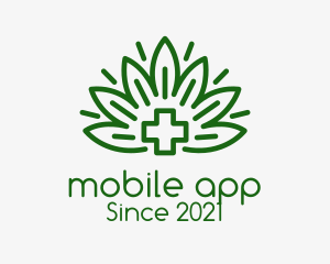 Edibles - Medical Marijuana Plant logo design