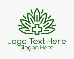 Medical Marijuana Plant Logo