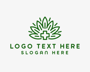 Marijuana - Medical Marijuana Plant logo design