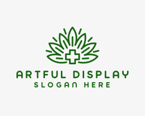 Medical Marijuana Plant logo design