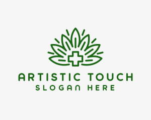 Medical Marijuana Plant logo design