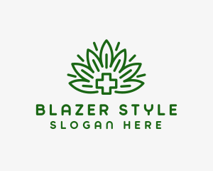 Medical Marijuana Plant logo design