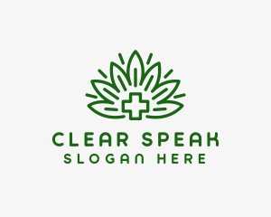 Medical Marijuana Plant logo design