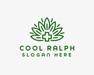 Medical Marijuana Plant logo design