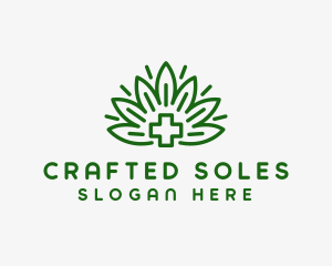 Medical Marijuana Plant logo design