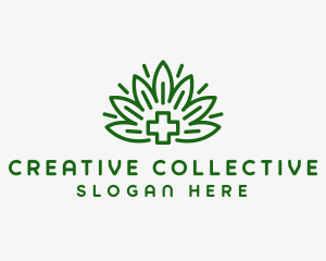 Medical Marijuana Plant logo design