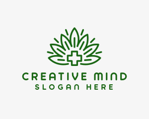 Medical Marijuana Plant logo design