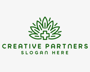 Medical Marijuana Plant logo design