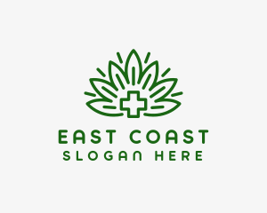 Medical Marijuana Plant logo design