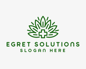 Medical Marijuana Plant logo design