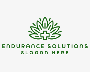 Medical Marijuana Plant logo design