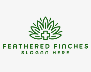 Medical Marijuana Plant logo design