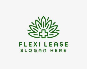 Medical Marijuana Plant logo design