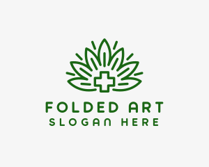 Medical Marijuana Plant logo design