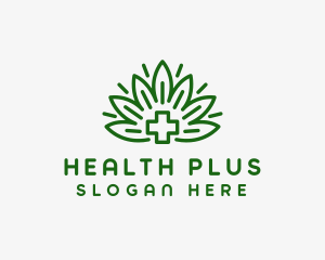 Medical Marijuana Plant logo design