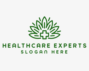 Medical Marijuana Plant logo design