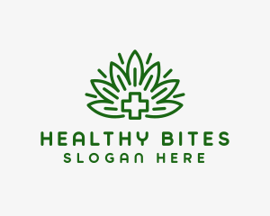 Medical Marijuana Plant logo design