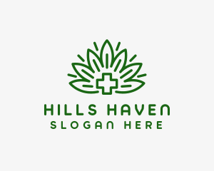 Medical Marijuana Plant logo design