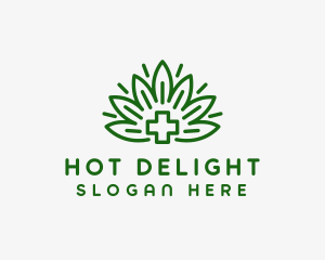 Medical Marijuana Plant logo design