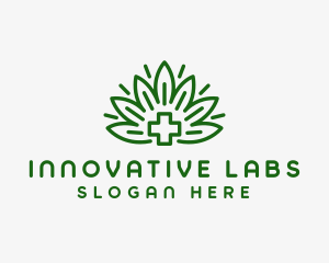 Medical Marijuana Plant logo design