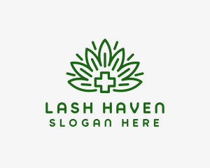 Medical Marijuana Plant logo design