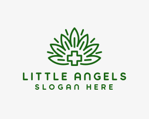 Medical Marijuana Plant logo design