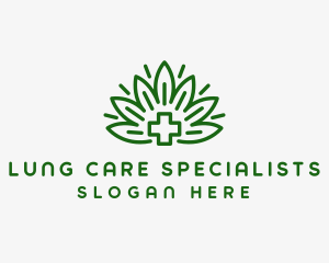 Medical Marijuana Plant logo design