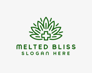 Medical Marijuana Plant logo design