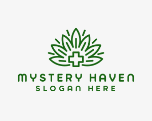 Medical Marijuana Plant logo design