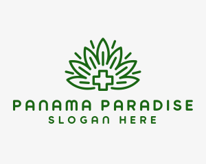 Medical Marijuana Plant logo design