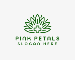 Medical Marijuana Plant logo design