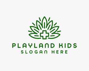 Medical Marijuana Plant logo design