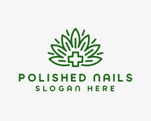 Medical Marijuana Plant logo design