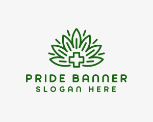 Medical Marijuana Plant logo design