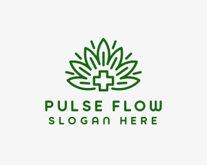 Medical Marijuana Plant logo design