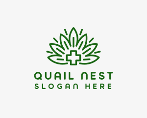 Medical Marijuana Plant logo design