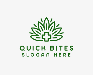 Medical Marijuana Plant logo design