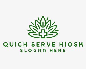 Medical Marijuana Plant logo design