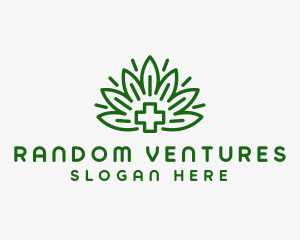 Medical Marijuana Plant logo design