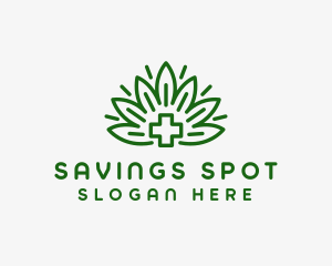 Medical Marijuana Plant logo design