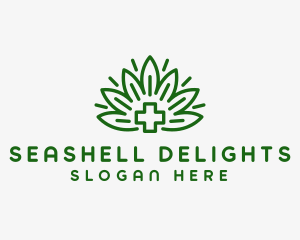 Medical Marijuana Plant logo design