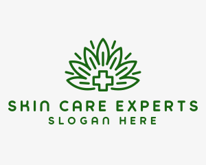 Medical Marijuana Plant logo design