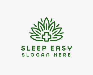 Medical Marijuana Plant logo design