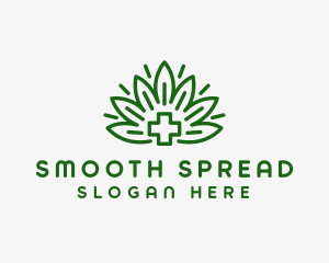 Medical Marijuana Plant logo design